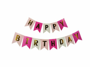 Banner Happy Birthday - Girlande - decomazing.com