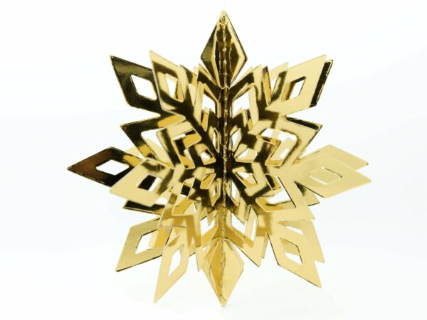 Anhänger 3D-Schneeflocke - Details- decomazing.com