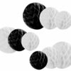 Wabenball Black & White Mix - Schwarz Weiß